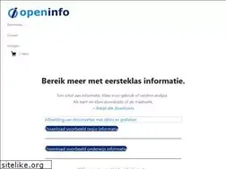Sites similar to openinfo.nl