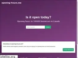 Sites similar to opening-hours.me