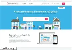Sites similar to opening-times.co.uk