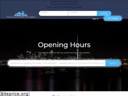 Sites similar to openinghours-nearme.co.nz