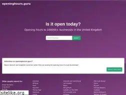Sites similar to openinghours.guru