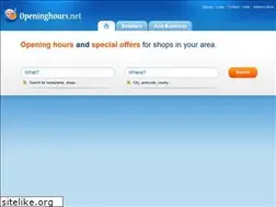 Sites similar to openinghours.net
