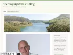 Sites similar to openingnightatlast.wordpress.com