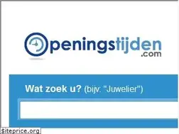 Sites similar to openingstijden.com