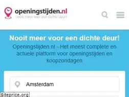 Sites similar to openingstijden.nl