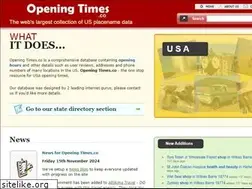 Sites similar to openingtimes.co