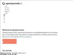 Sites similar to openjournals.nl