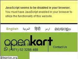 Sites similar to openkart.com