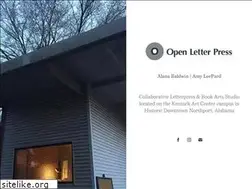 Sites similar to openletterpress.com