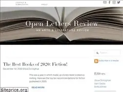 Sites similar to openlettersreview.com