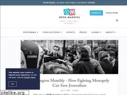Sites similar to openmarketsinstitute.org