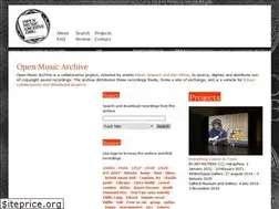 Sites similar to openmusicarchive.org