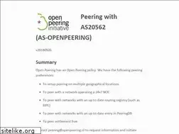 Sites similar to openpeering.nl