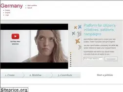 Sites similar to openpetition.de