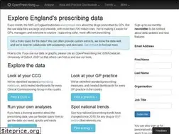 Sites similar to openprescribing.net
