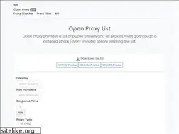 Sites similar to openproxylist.com