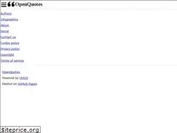 Sites similar to openquotes.github.io
