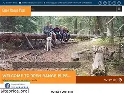 Sites similar to openrangepups.com