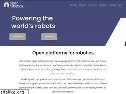Sites similar to openrobotics.org