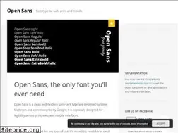 Sites similar to opensans.com