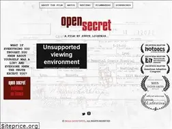 Sites similar to opensecretfilm.com