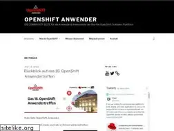 Sites similar to openshift-anwender.de