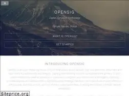 Sites similar to opensig.net