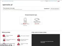 Sites similar to opensolar.pl