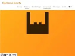 Sites similar to opensource-security.de