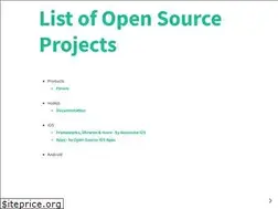 Sites similar to opensourcelist.github.io