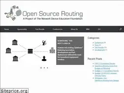 Sites similar to opensourcerouting.org