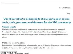 Sites similar to opensourceseo.org