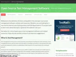 Sites similar to opensourcetestmanagement.com