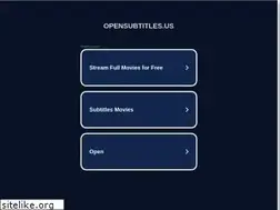 Sites similar to opensubtitles.us