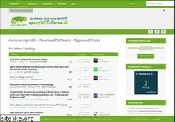 Sites similar to opensuse-forum.de