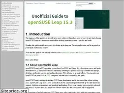 Sites similar to opensuse-guide.org