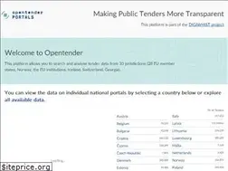 Sites similar to opentender.eu