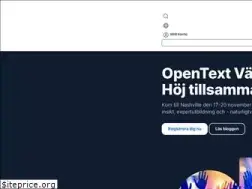 Sites similar to opentext.se