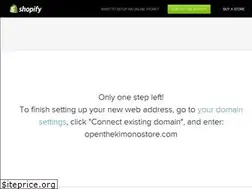 Sites similar to openthekimonostore.com