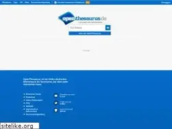 Sites similar to openthesaurus.de