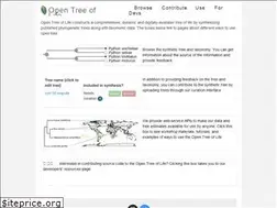 Sites similar to opentreeoflife.org