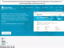 Sites similar to opentrials.net