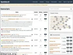 Sites similar to openuserjs.org