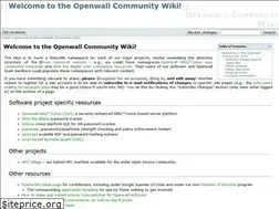 Sites similar to openwall.info