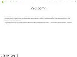 Sites similar to openwebfoundation.org