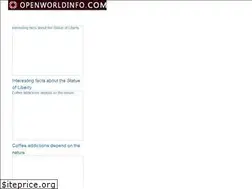 Sites similar to openworldinfo.com