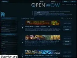 Sites similar to openwow.com