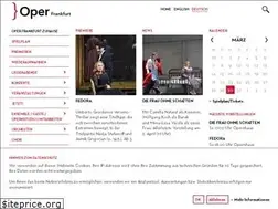 Sites similar to oper-frankfurt.de