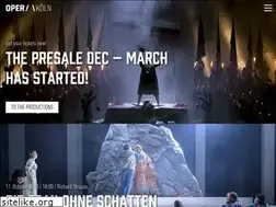 Sites similar to oper.koeln