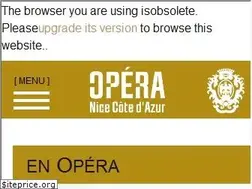 Sites similar to opera-nice.org